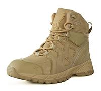 LUDEY Botas Militares Tácticas para Hombre Ligero Botas Policiales de Combate Seguridad de Trabajo Combate Desierto Beige 39EU