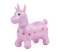 Ludi - 90008 - Mi Unicornio Saltarín - Juguete Inflable para Saltar - Juego de Interior y Exterior - Entrenamiento del Equilibrio y Desarrollo Motor - A partir de los 10 Meses de Edad