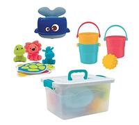 Ludi- Conjunto de baño con Caja Juguetes, Multicolor, Small (140062)