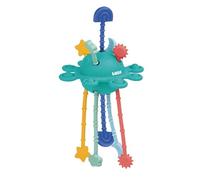 LUDI Zippy Toy - Juguete de estimulación multisensorial - Diferentes texturas - Ergonómico - Material flexible - A partir de 10 meses - Alivia el empuje dental - Destreza y motricidad - 14 x 21 x 14