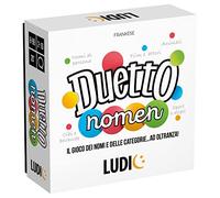 Ludic Duetto Nomen Un Desafío De Palabras Super Adictivo It55423 Juego De Sociedad para La Familia para 2-6 Jugadores Made In Italy