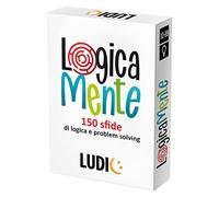 Ludic - Lógicamente - 150 Desafíos de Lógica y Solución de Problemas | Juegos de Cartas, Juego De Mesa Toda La Familia, Juegos De Sociedad para Adultos y Niños. Regalo Cumpleaños, Regalo, Italiana