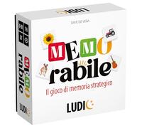 Ludic Memorable El Juego de Memoria estratégica IT59841 Juego De Sociedad para La Familia para 2-6 Jugadores