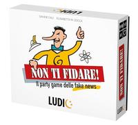 Ludic No confíes en el Juego de Fiesta de Noticias Falsas It57366 Juego de Sociedad Familiar para 3-12 Jugadores Made in Italy