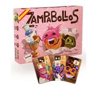 LUDIKO Zampabollos Juego Cartas niños 6 años y Adultos Amantes de los Bollos y los Juegos de Mesa | De 2 a 5 Jugadores | Aprende a Jugar en 1 Minuto y Compite por los Bollos Navidades