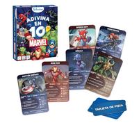 Ludilo - Adivina En 10 Marvel | Juego De Mesa 8 Años O Más | Juegos De Cartas Marvel | Juegos Mesa Educativos | Juego Cartas Niños Y Adultos