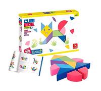 Ludilo - Cubimag Junior XL | Tangram Magnético Infantil con 22 Piezas y 108 Desafíos | Rompecabezas y Juegos Educativos Niños 3 Años o Más | Regalo Niño Niña 3 4 5 Años