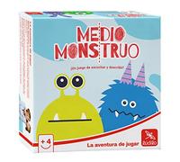 Ludilo - Medio Monstruo | Juegos De Mesa Niños 4 Años O Más | Juegos Educativos Niños 4 Años De Partidas De 10 Minutos | Juego De Mesa De 2 A 4 Jugadores