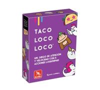 Ludilo - Taco, Loco, Loco | Juego de Cartas para Niños y Familias | Juegos de Mesa para Niños +7 Años | Juego de Mesa de Velocidad y Atención | Juegos de Viaje