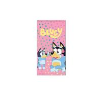 Ludo Toalla Playa Infantil Bluey 100% Microfibra 70x140cm Secado rapido. Modelo BL5247040 (Rosa)