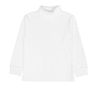 Ludor Nazareno Gabrielli | Lupetto Niño/Niña en Algodón Cálido 100% Interlock. Camiseta Térmica con Cuello Vuelto para Niño/Niña de 3 a 16 Años. Edición Limitada, Color blanco., 10 años