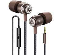 Ludos Clamor Auriculares In Ear con Cable y Microfono, 5 Años de Garantía, Cascos Espuma de Memoria, Cable Reforzado, Graves, Earphones para para iPhone, iPad, Samsung, Mi, Xiaomi, Huawei, Gaming