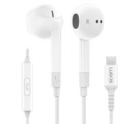 Ludos FEROX Auriculares USB C, Garantía 5 años, Auriculares Tipo C | Con Micrófono y Cable para iPhone 18 Duo 17 16 15 Pro Max Plus Air iPad Pro Air, Samsung Galaxy S24 S23 Ultra S22 A55 A54