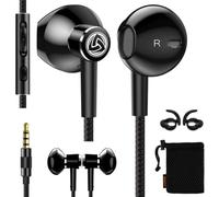 Ludos SPECTA Auriculares In Ear con Cable y Microfono, 5 Años de Garantía, Micrófono Universal para Llamadas Claras, Graves Potentes, Sound-Dynamic, Cascos para iPhone, Samsung, Mi, Xiaomi, Huawei