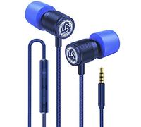 Ludos Ultra Auriculares In Ear con Cable y Microfono, Nueva Espuma Viscoelástica, Cable Duradero, Graves, Earphones para para iPhone, iPad, Samsung, Mi, Xiaomi, Huawei, Gaming, Deportivos, Ordenador