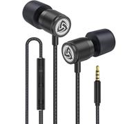 Ludos Ultra Auriculares In Ear con Cable y Microfono, Nueva Espuma Viscoelástica, Cable Duradero, Graves, Earphones para para iPhone, iPad, Samsung, Mi, Xiaomi, Huawei, Gaming, Deportivos, Ordenador