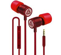 Ludos Ultra Auriculares In Ear con Cable y Microfono, Nueva Espuma Viscoelástica, Cable Duradero, Graves, Earphones para para iPhone, iPad, Samsung, Mi, Xiaomi, Huawei, Gaming, Deportivos, Ordenador