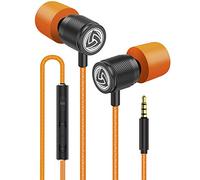Ludos Ultra Auriculares In Ear con Cable y Microfono, Nueva Espuma Viscoelástica, Cable Duradero, Graves, Earphones para para iPhone, iPad, Samsung, Mi, Xiaomi, Huawei, Gaming, Deportivos, Ordenador