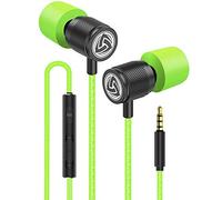 Ludos Ultra Auriculares In Ear con Cable y Microfono, Nueva Espuma Viscoelástica, Cable Duradero, Graves, Earphones para para iPhone, iPad, Samsung, Mi, Xiaomi, Huawei, Gaming, Deportivos, Ordenador