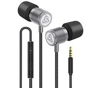 Ludos Ultra Auriculares In Ear con Cable y Microfono, Nueva Espuma Viscoelástica, Cable Duradero, Graves, Earphones para para iPhone, iPad, Samsung, Mi, Xiaomi, Huawei, Gaming, Deportivos, Ordenador