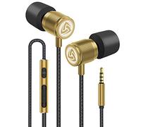 Ludos Ultra Auriculares In Ear con Cable y Microfono, Nueva Espuma Viscoelástica, Cable Duradero, Graves, Earphones para para iPhone, iPad, Samsung, Mi, Xiaomi, Huawei, Gaming, Deportivos, Ordenador