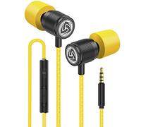 Ludos Ultra Auriculares In Ear con Cable y Microfono, Nueva Espuma Viscoelástica, Cable Duradero, Graves, Earphones para para iPhone, iPad, Samsung, Mi, Xiaomi, Huawei, Gaming, Deportivos, Ordenador