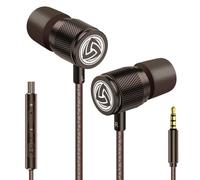 Ludos Ultra Auriculares In Ear con Cable y Microfono, Nueva Espuma Viscoelástica, Cable Duradero, Graves, Earphones para para iPhone, iPad, Samsung, Mi, Xiaomi, Huawei, Gaming, Deportivos, Ordenador