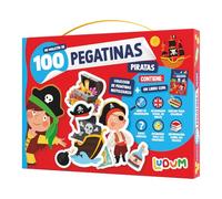 LUDUM - MALETIN 100 PEGATINAS - PIRATAS