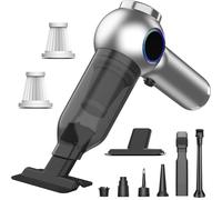 Ludunbuy Aspirador de Mano Potente, 20000Pa Mini Aspiradora de Mano, 6000mAh Aspirador Coche Portátil Recargable Sopladora y Succionadora para el Hogar,Grietas y Rincones, Automóvil, Cocina