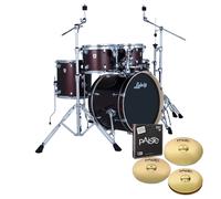 Ludwig Evolution 20" 5pc Complete Drum Kit Carmel Sparkle