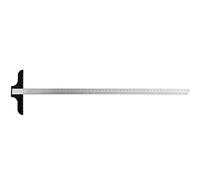 Ludwig Precision Escuadra en T para arte, enmarcar y dibujar, aluminio, plata, 48 pulgadas