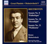 Ludwig van Beet Piano Sonatas Nos. 8, 14 and 21 (Moiseiwi (CD) (Importación USA)