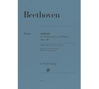 Ludwig van Beethoven: Adelaide, Op. 46 - Urtext Vocal Score - Medium Voice - Henle Verlag (HN 1707)