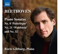 Ludwig van Beethoven – Sonatas para piano n.º 8, 21 y 32 – CD – NAXOS – Importación USA