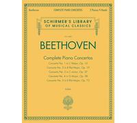 Ludwig van beethoven: complete piano concertos (2 pianos, 4 hands): 4480 (Schirmer's Library of Musical Classics, 4480)