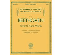 Ludwig van beethoven: favourite piano works piano: Schirmer'S Library of Musical Classics #2071