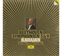 Ludwig Van Beethoven , Herbert von Karajan , Berliner Philharmoniker - Symphonien 5 & 9 - Deutsche Grammophon - 413 933-1