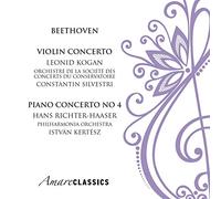 Ludwig Van Beethoven / Leonid Kogan / Hans Richter-Haaser - Violin Concerto / Piano Concerto No. 4