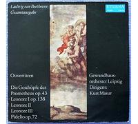 Ludwig van Beethoven - Ludwig van Beethoven - Gewandhausorchester Leipzig , Kurt Masur - Ouvertüren Op.43, Leonore I-III, Fidelio - ETERNA - 8 26 424
