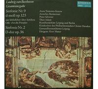 Ludwig van Beethoven - Ludwig van Beethoven - Gewandhausorchester Leipzig , Kurt Masur - Sinfonie Nr. 2 D-dur Op. 36 / Sinfonie Nr. 9 D-moll Op. 125 - ETERNA - 8 26 421-422