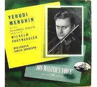 Ludwig Van Beethoven - Ludwig Van Beethoven : Yehudi Menuhin With Philharmonia Orchestra Conducted By Wilhelm Furtwngler - Beethoven Violin Concerto - His Master's Voice - ALP 1100