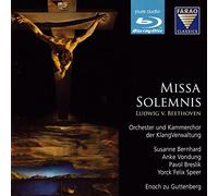 Ludwig van Beethoven: Missa Solemnis - Liveaufnahme aus dem Herkulessaal der Münchner Residenz (Pure Audio Blu Ray-Disc / inkl. Audio CD) [Alemania] [Blu-ray]