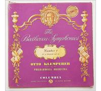 Ludwig van Beethoven - Otto Klemperer / Philharmonia Orchestra - The Beethoven Symphonies Number 7 In A Major Op. 92