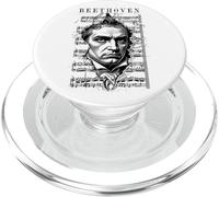 Ludwig Van Beethoven Partitura Clásica Retrato Vintage PopSockets PopGrip para MagSafe