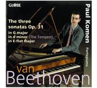 Ludwig van Beethoven: Piano Sonatas Volume 3 by Paul Komen [Music CD]