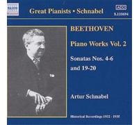 Ludwig van Beethoven Piano Works Vol. 2 (Schnabel) (CD) Album (Importación USA)