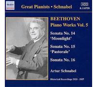 Ludwig van Beethoven Piano Works Vol. 5 (Schnabel) (CD) Album (Importación USA)