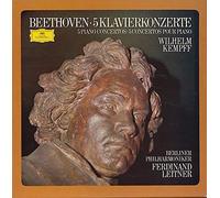 Ludwig van Beethoven - Wilhelm Kempff - Berliner Philharmoniker , Ferdinand Leitner - Ludwig van Beethoven: 5 Klavierkonzerte, 5 Piano Concertos (VINYL-BOX)