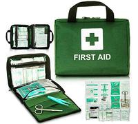 Luebel® Kit de primeros auxilios de 90 piezas, kit de emergencia médica para viajes, deportes, rescate, hogar, coche, texi, lugar de trabajo, tratamiento médico al aire libre, caza, camping, kit de