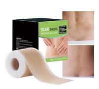 Lueear Cinta de silicona para cicatrices, tira de abdominoplastia, cinta de silicona para cicatrices quirúrgicas de cesárea, abdominoplastia queloide